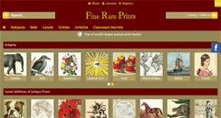 Desktop Screenshot of finerareprints.com